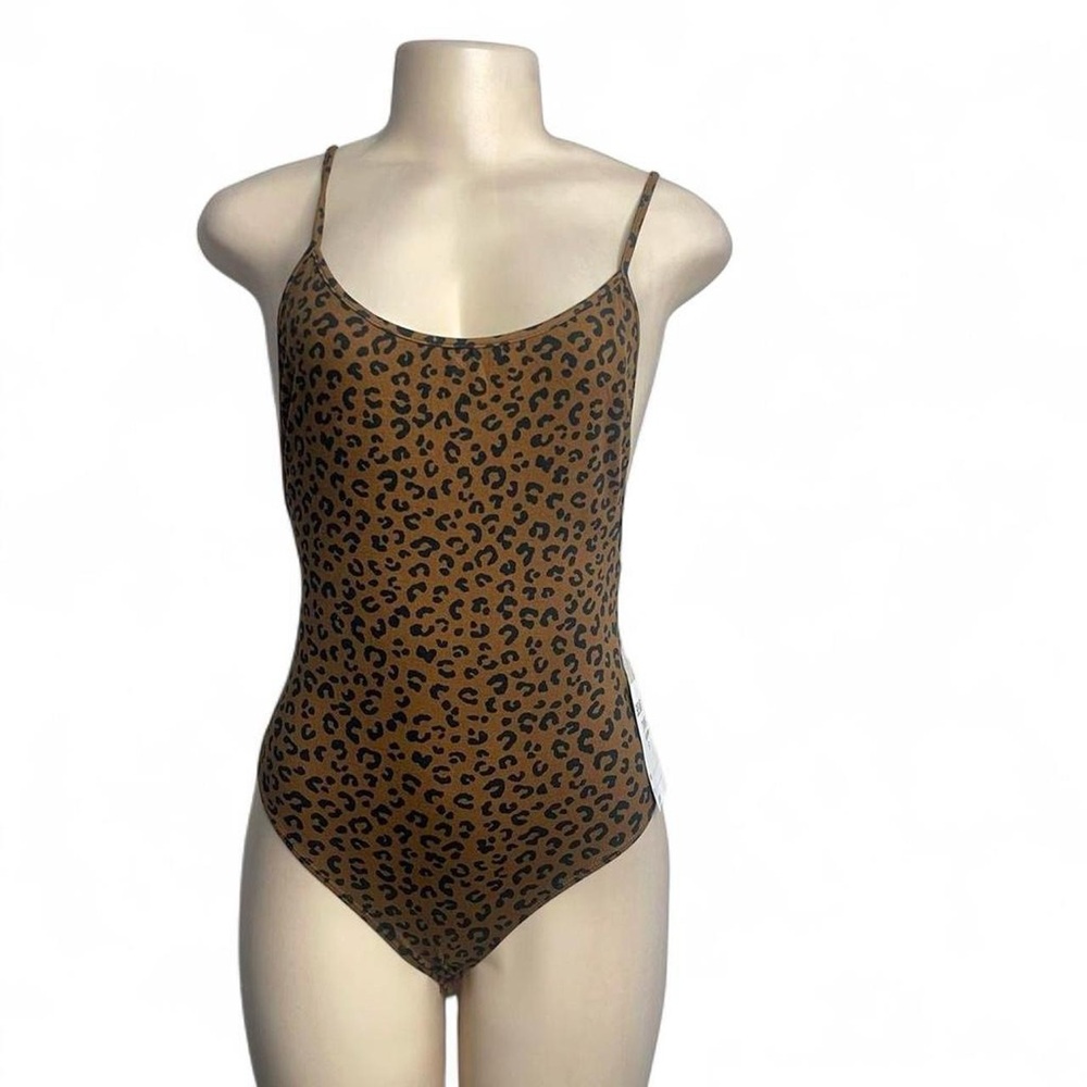 Brown Cheetah Print Cami Bodysuit